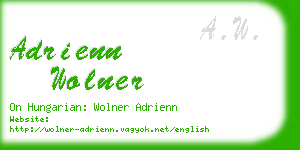 adrienn wolner business card